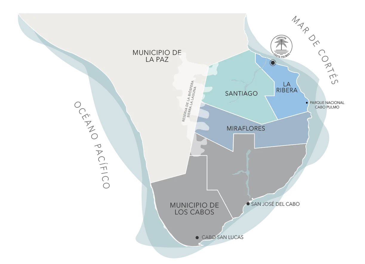 Mapa de Cabo del Este